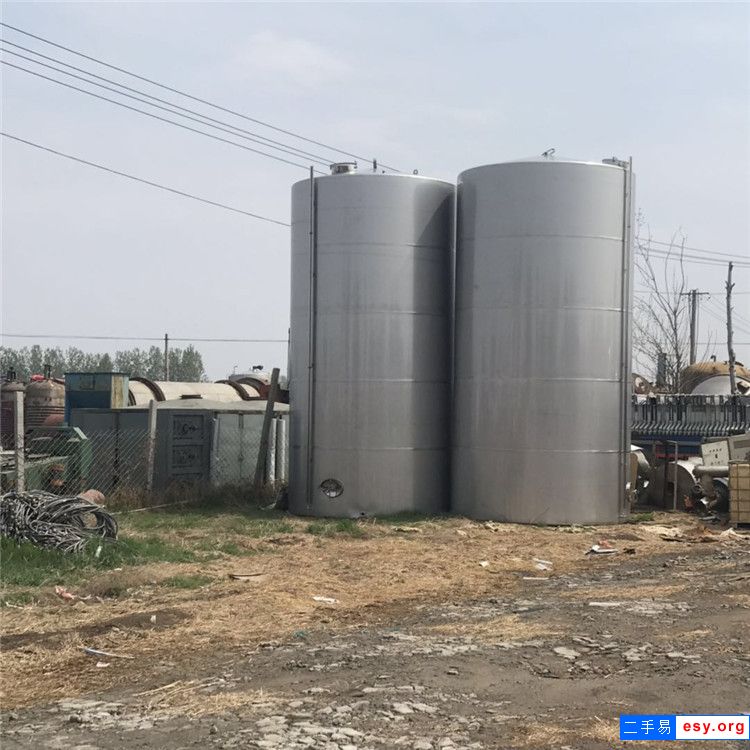 出售二手立式不锈钢储罐 20立方304材质储酒罐