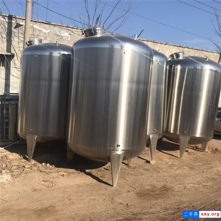 出售二手立式不锈钢储罐 20立方304材质储酒罐