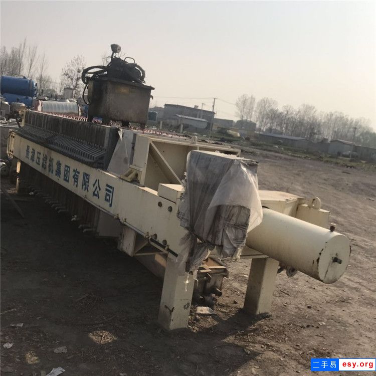 转让二手10平方压滤机 手动拉板压滤机