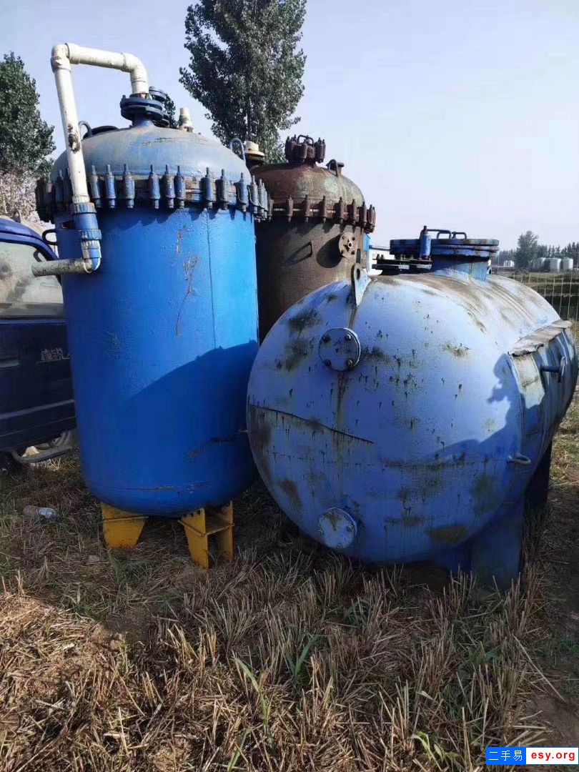 转让二手搪瓷储罐 3立方卧式搪瓷储罐