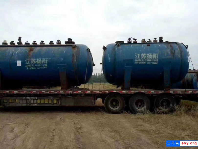 转让二手搪瓷储罐 3立方卧式搪瓷储罐