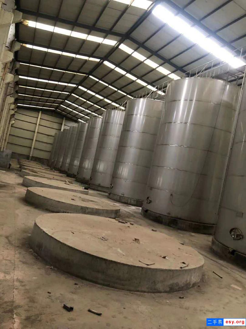 出售二手立式不锈钢储罐 20立方304材质储酒罐