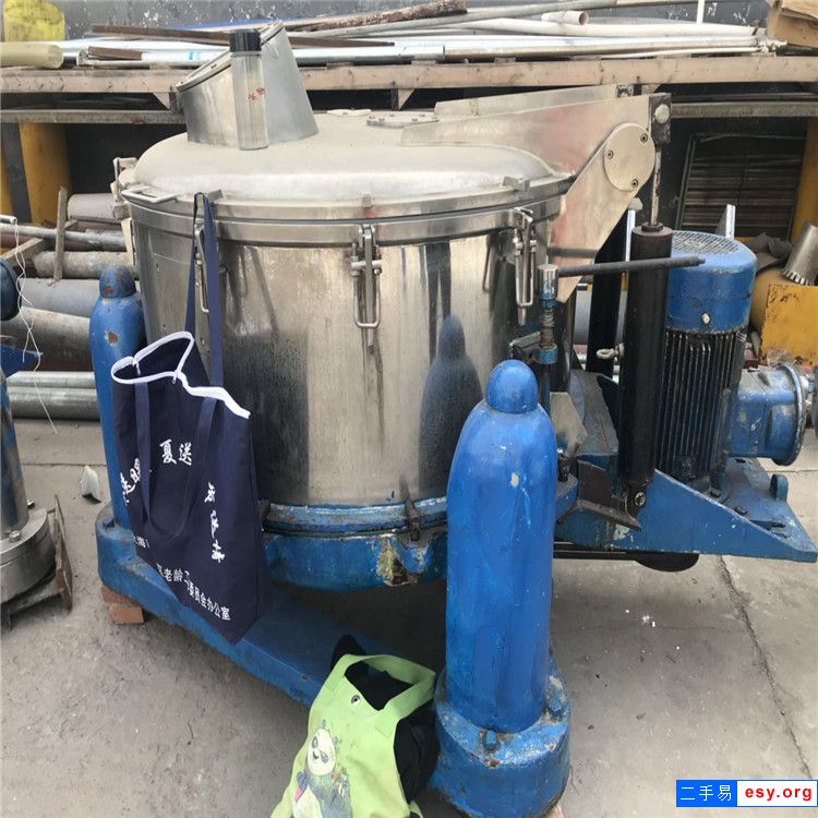 出售二手三足脱水机 直径1米全不锈钢三足离心机