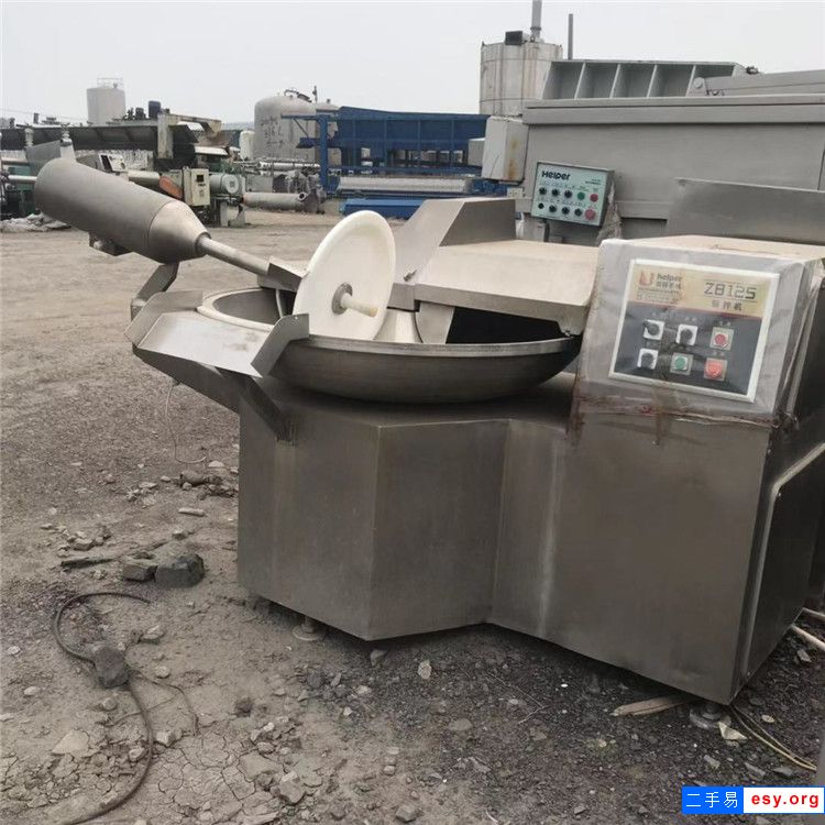 出售二手高速变频斩拌机 125型吉祥斩拌机