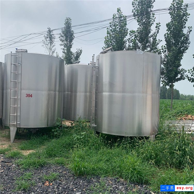 转让二手不锈钢立式储罐 10立方304材质储酒罐