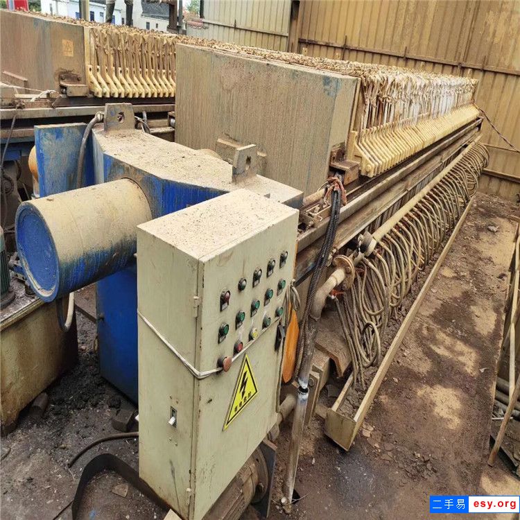 转让二手10平方压滤机 手动拉板压滤机