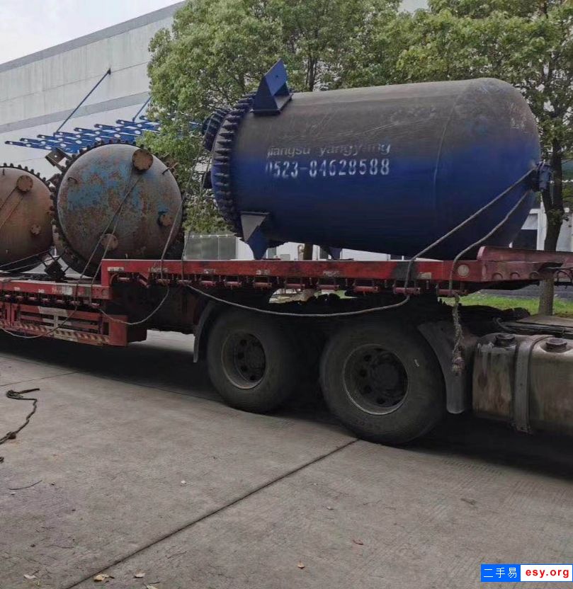 转让二手搪瓷储罐 3立方卧式搪瓷储罐