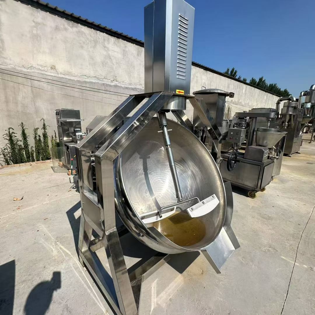 转让二手行星炒锅 一台容积500升电加热半自动行星搅拌炒锅