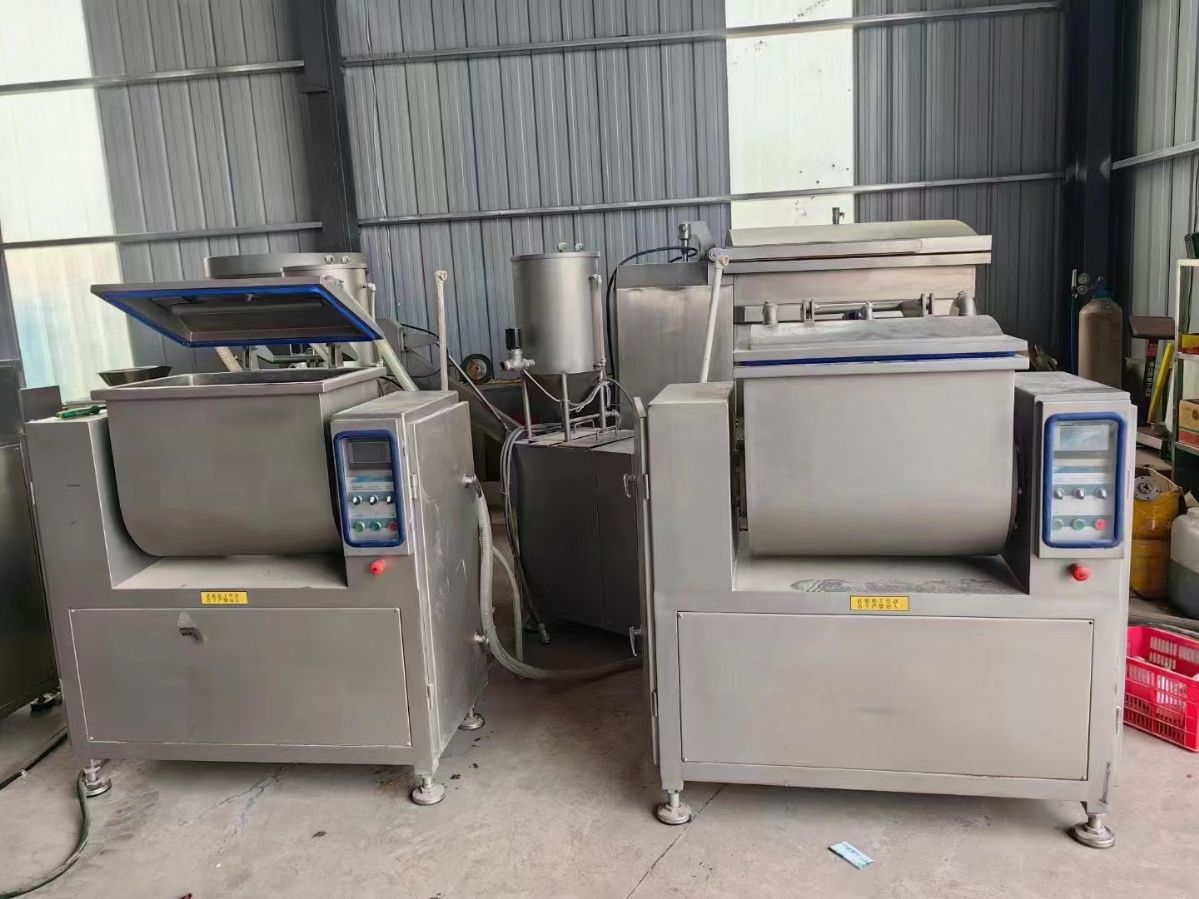 转让二手真空和面机 120型晓进产 150型燕诚产卧式真空和面机