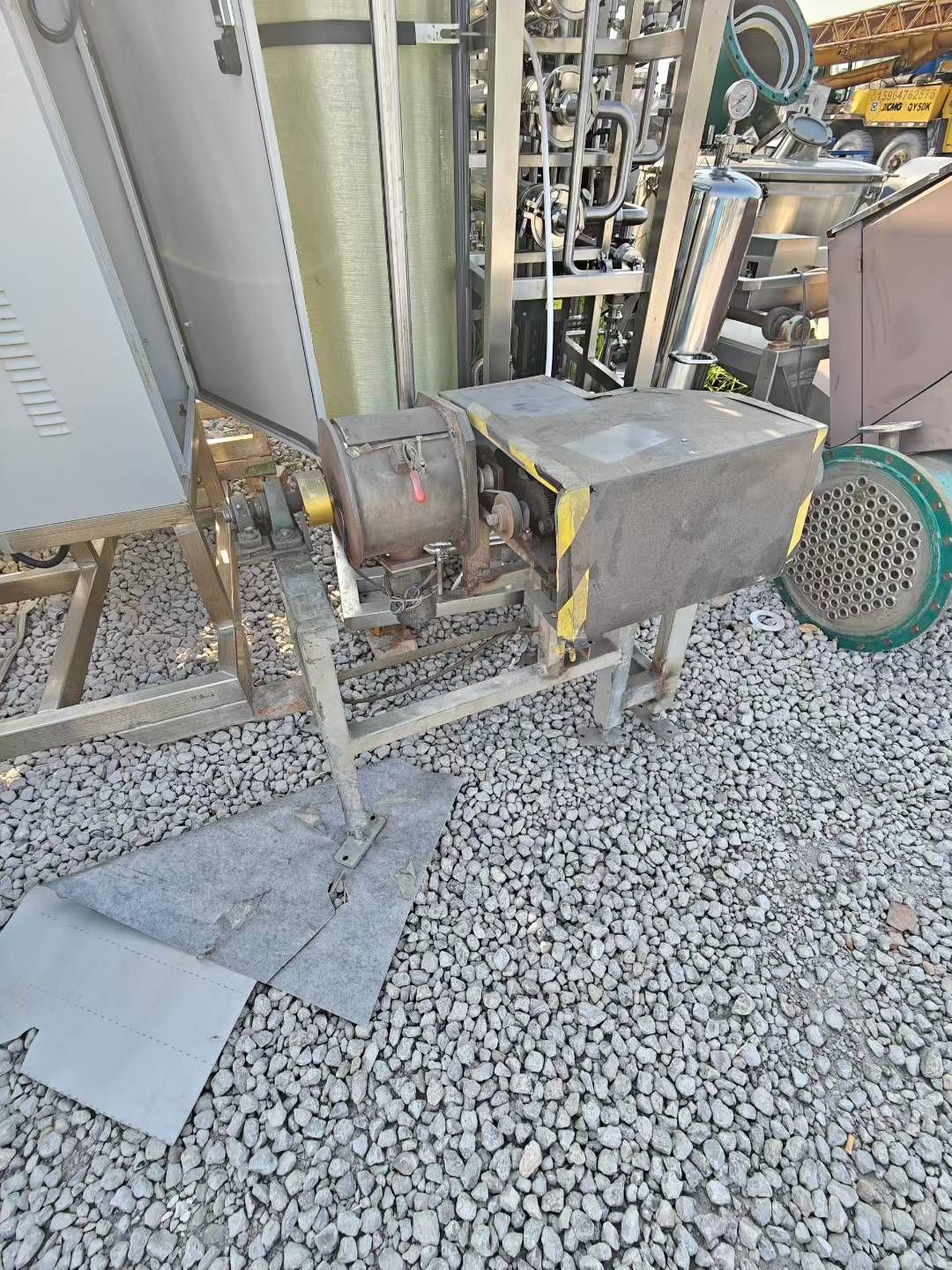 转让二手犁刀混合机 两台容积300升双龙产高效犁刀混合机