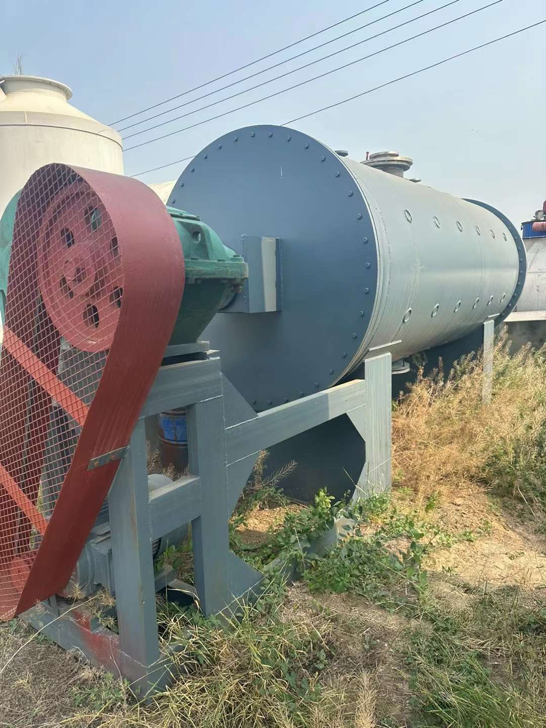 转让二手卧式耙式干燥机 一台7000L真空耙式干燥机
