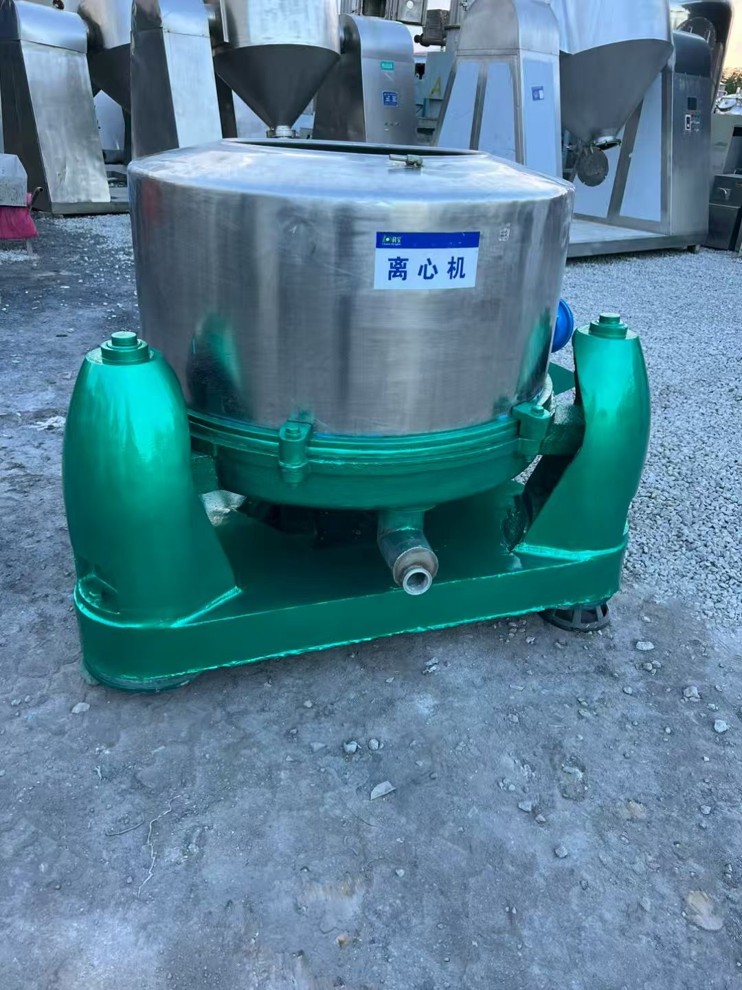 转让二手三足离心机 一台直径80型食品级三足脱水离心机