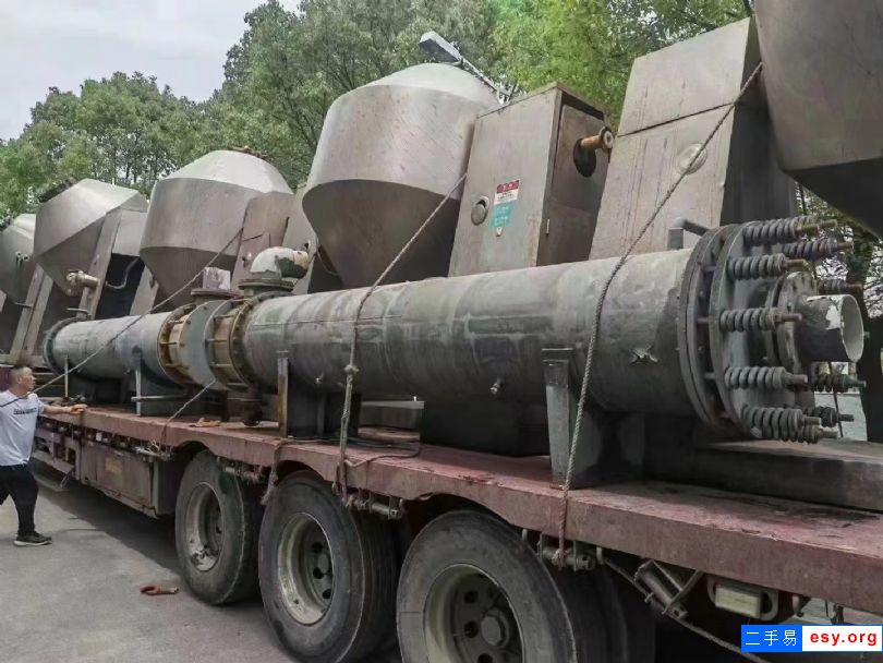 转让二手双锥干燥机 5台2000L搪瓷双锥干燥机