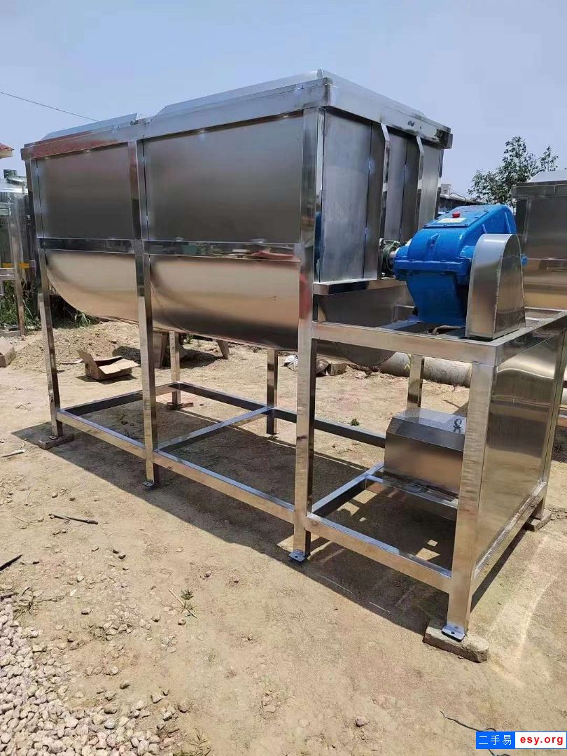 转让二手螺带混合机 2000-3000-5000L不锈钢混合机
