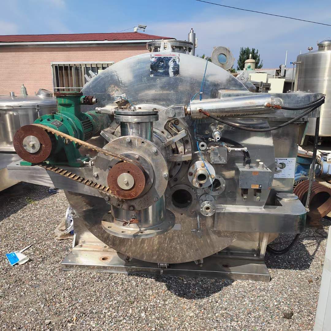 转让二手刮刀离心机 一台1250型全不锈钢卧式刮刀离心机