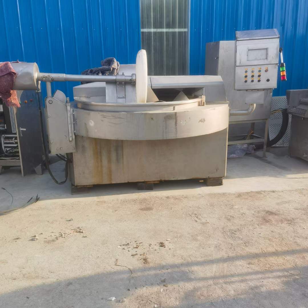 转让二手高速斩拌机 两台330型高速变频斩拌机