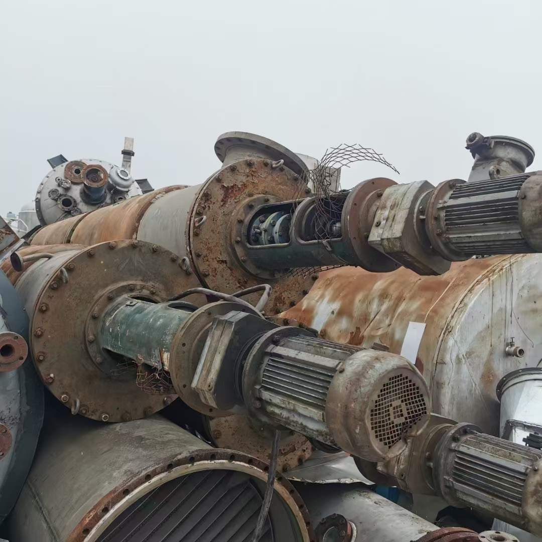 转让二手刮板蒸发器 3台8平方无锡力马产薄膜蒸发器