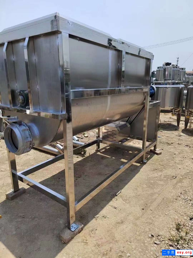 转让二手螺带混合机 2000-3000-5000L不锈钢混合机