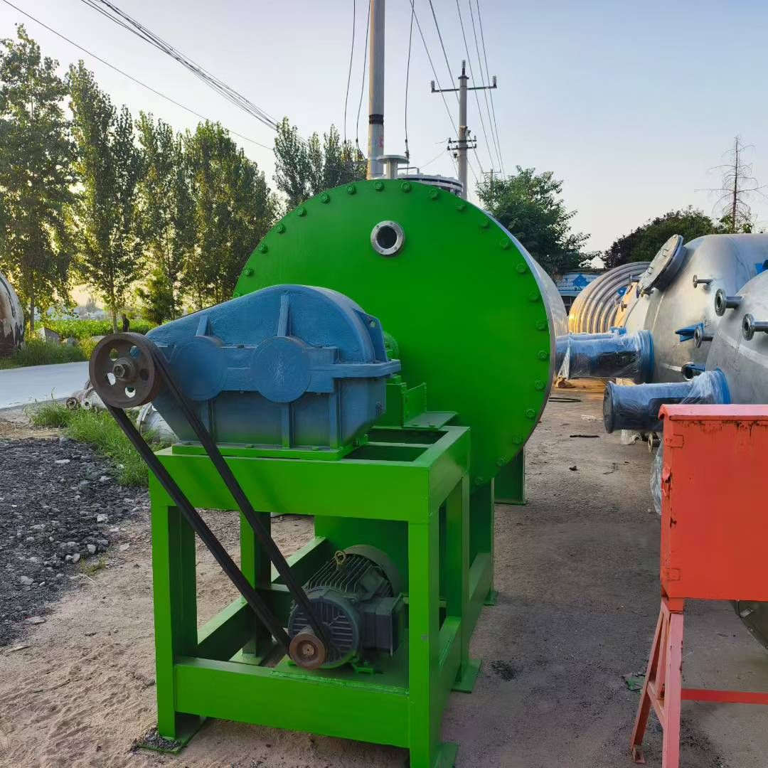 转让二手耙式干燥机 一台容积5000升卧式真空耙式干燥机