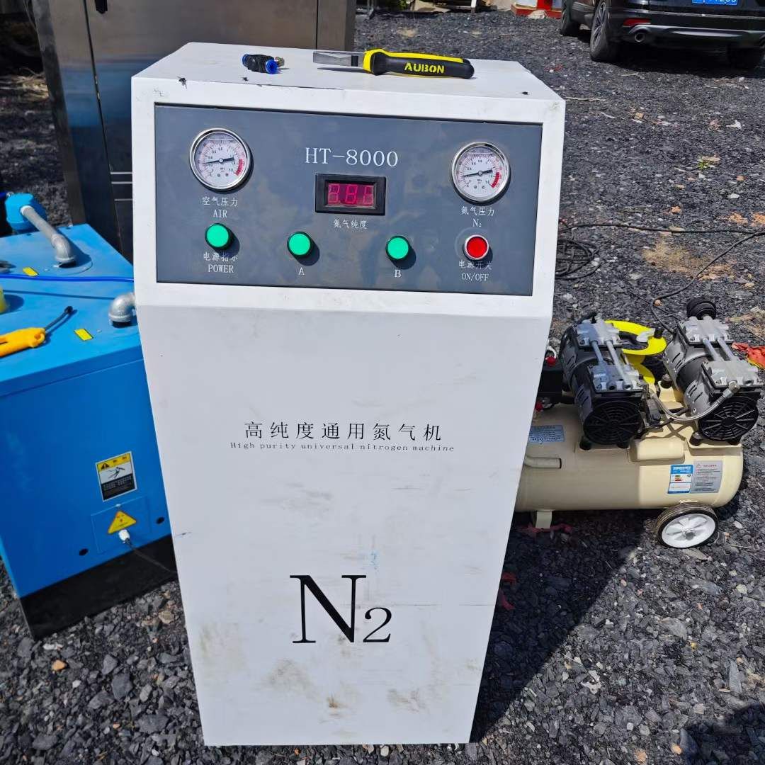 转让二手气调包装机 一套一出二手带制氮机冷干机气调包装机