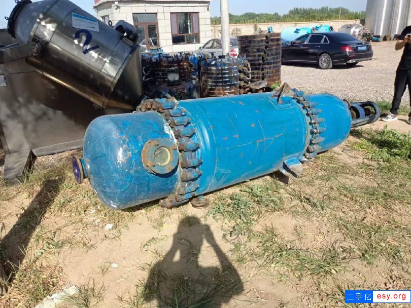 出售二手刮板蒸发器 一台2立方搪瓷薄膜蒸发器