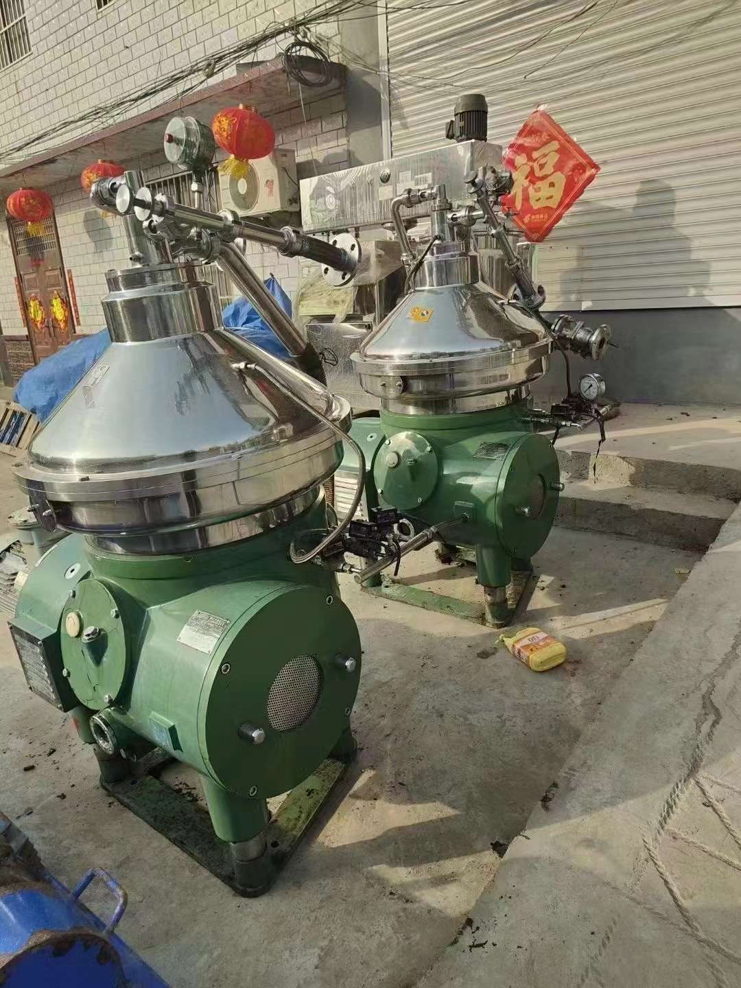 转让二手碟片分离机 四台470型三相分离蝶式分离机