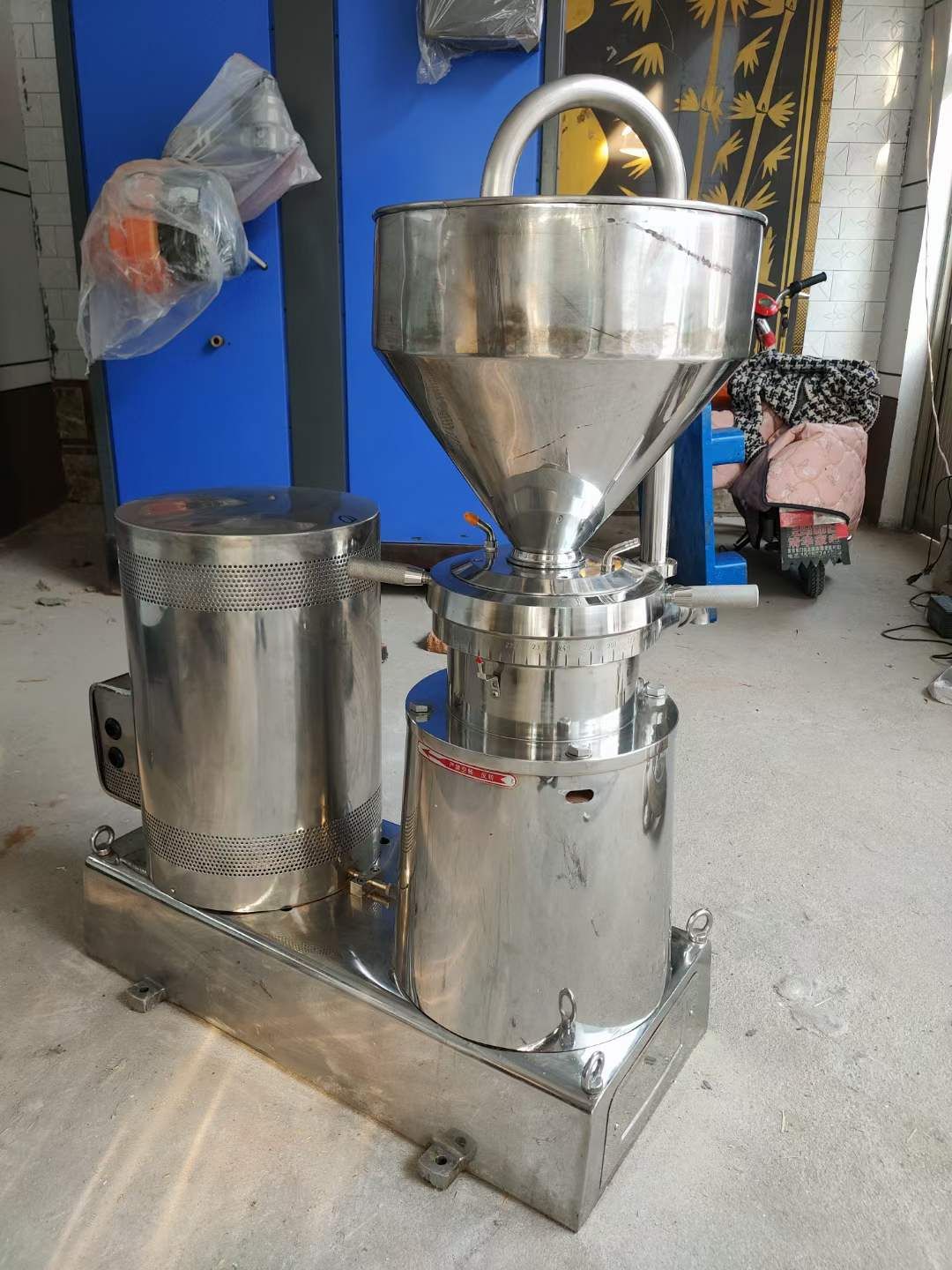 转让二手胶体磨 一台11千瓦140型全不锈钢胶体磨