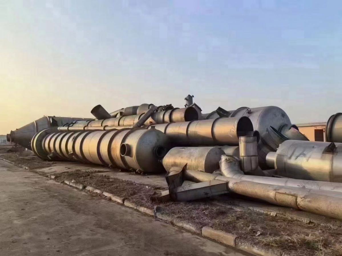 转让二手MVR蒸发器 一台全钛材容积50吨MVR蒸发器