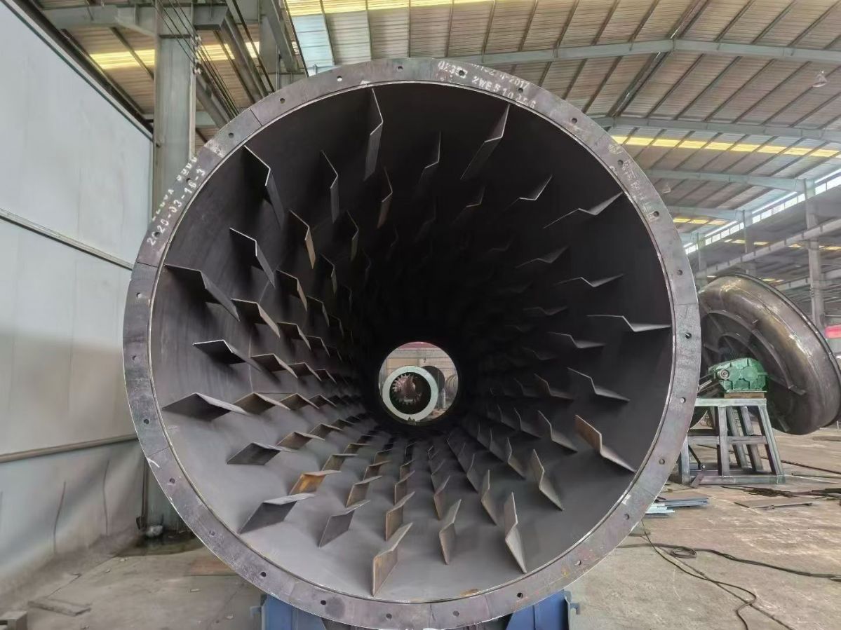 转让二手滚筒烘干机 一套2.8米X28米重型滚筒式烘干机