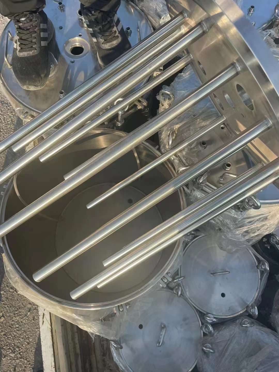 转让二手布袋过滤器 70台单袋不锈钢布袋过滤器