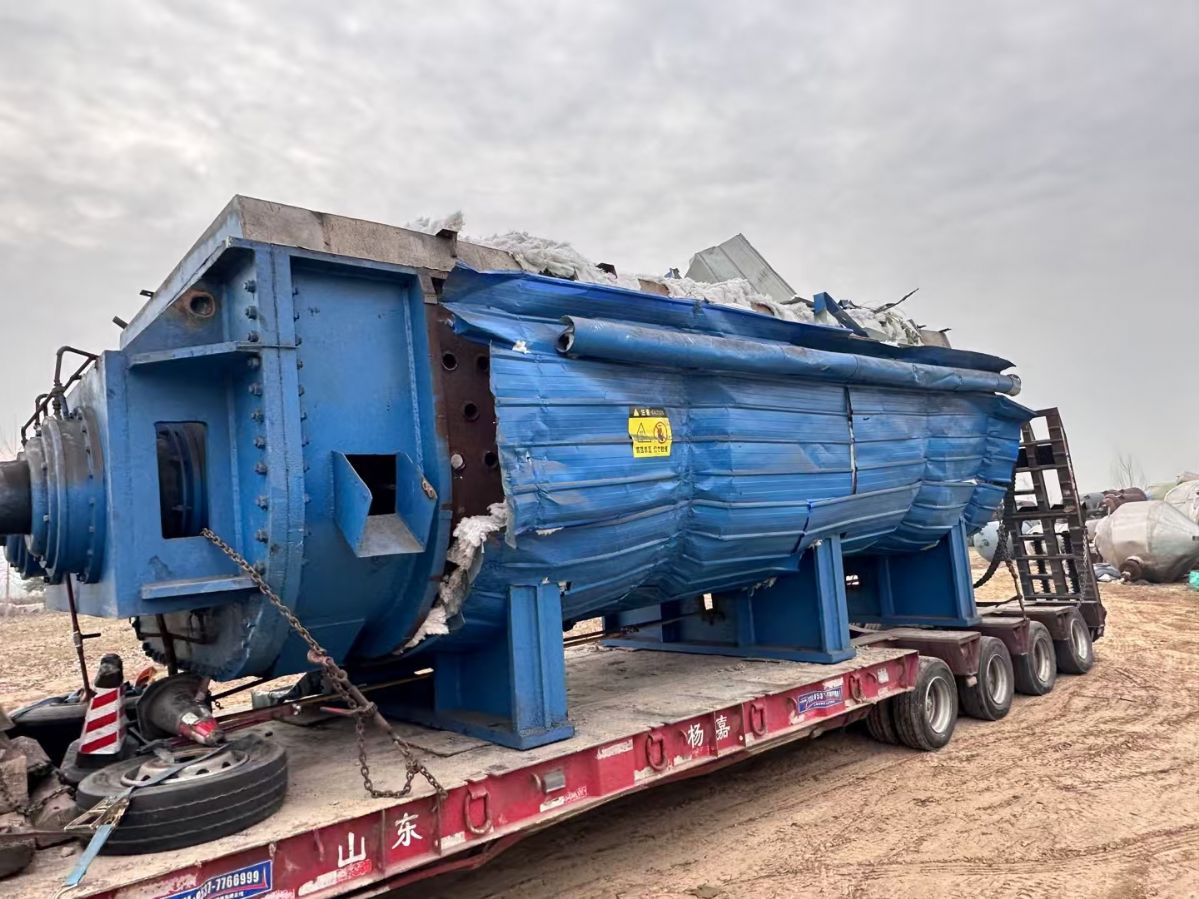 转让二手桨叶干燥机 一台面积200平方材质碳钢空心桨叶式干燥机