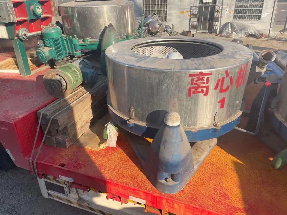 转让二手三足脱水机 3台直径1米-1.2米三足离心机