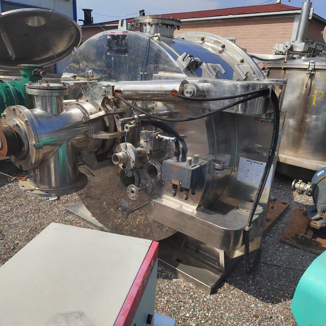 转让二手刮刀离心机 一台1250型全不锈钢卧式刮刀离心机