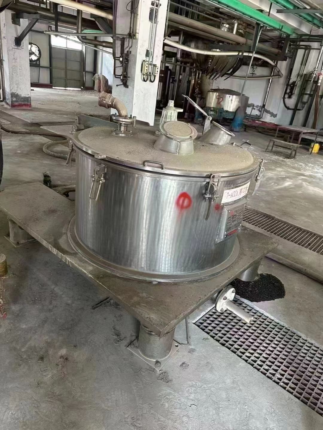 转让二手平板离心机 两台1000型全钛材平板吊带离心机