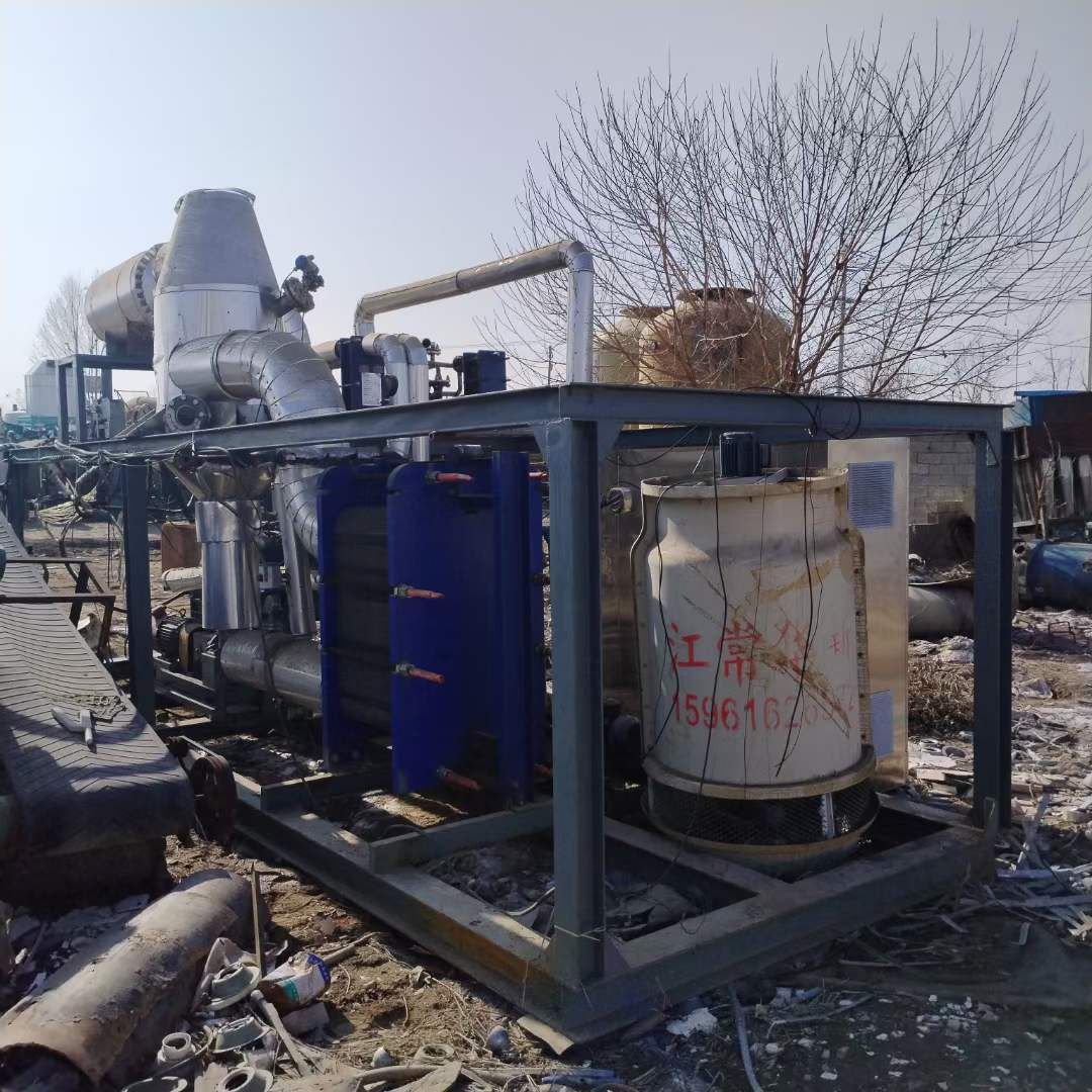 转让二手卧式蒸发器 一套容积500L材质2205卧式MVR蒸发器