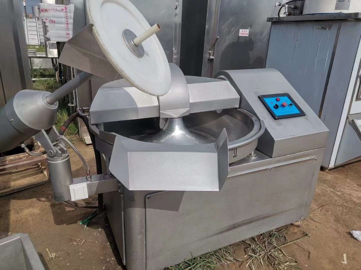 转让二手高速斩拌机 一台125型吉祥产高速变频斩拌机