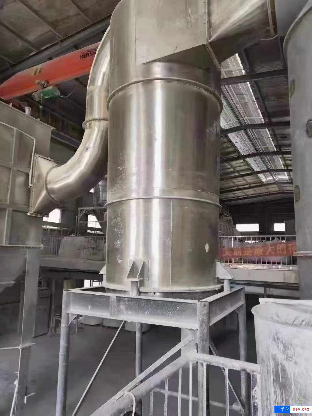 转让二手闪蒸干燥机 一套1600型全不锈钢旋转闪蒸干燥机