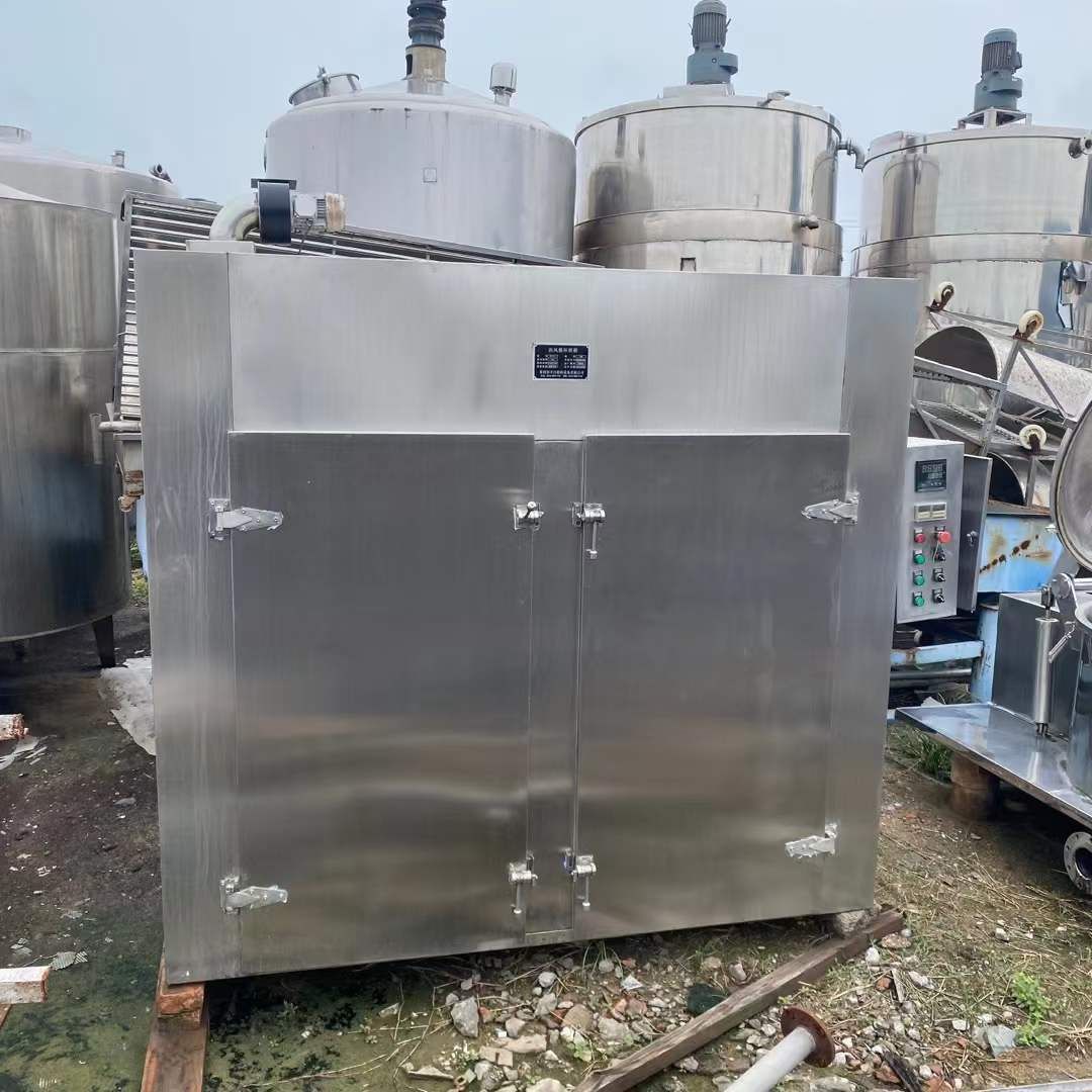 转让二手热风烘箱 两台两门两车电加热热风循环烘箱