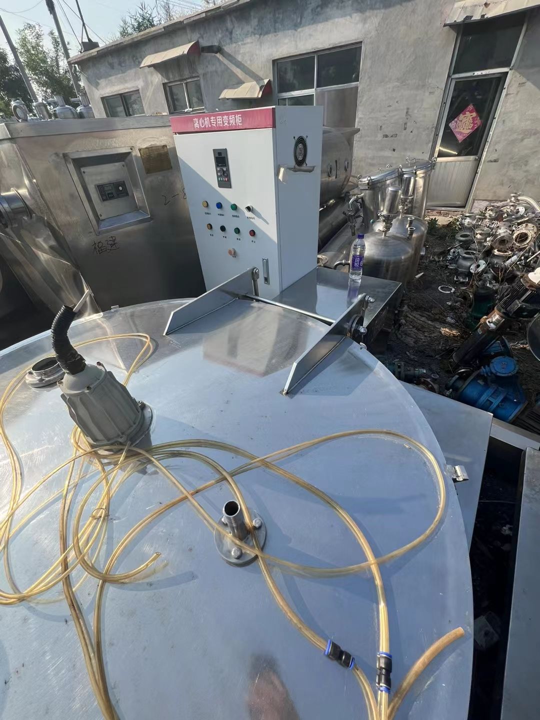 转让二手平板离心机 两台1250型赛得利产平板吊带式离心机