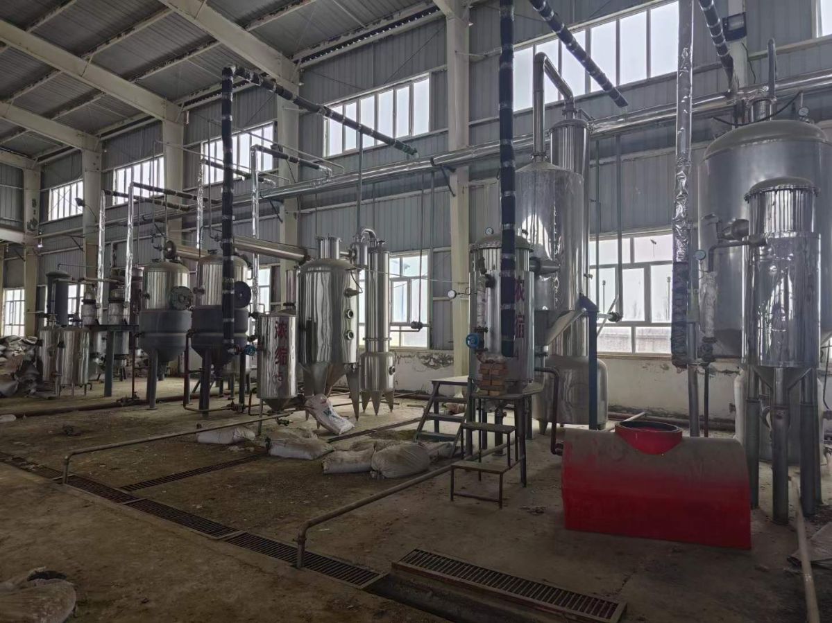 转让二手浓缩蒸发器 双效1000L-2000L不锈钢浓缩蒸发器
