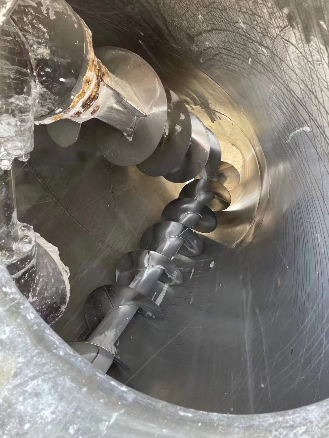 转让二手锥形混合机 3台3立方双螺旋锥形混合机