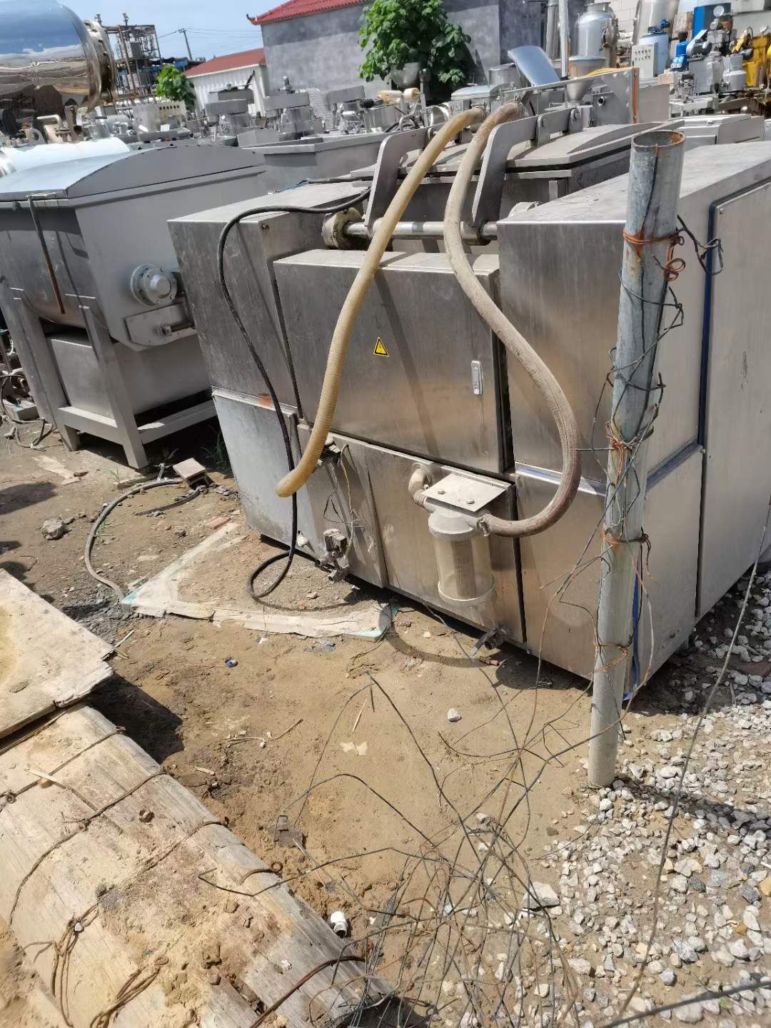 转让二手卧式和面机 一台150型卧式真空和面机