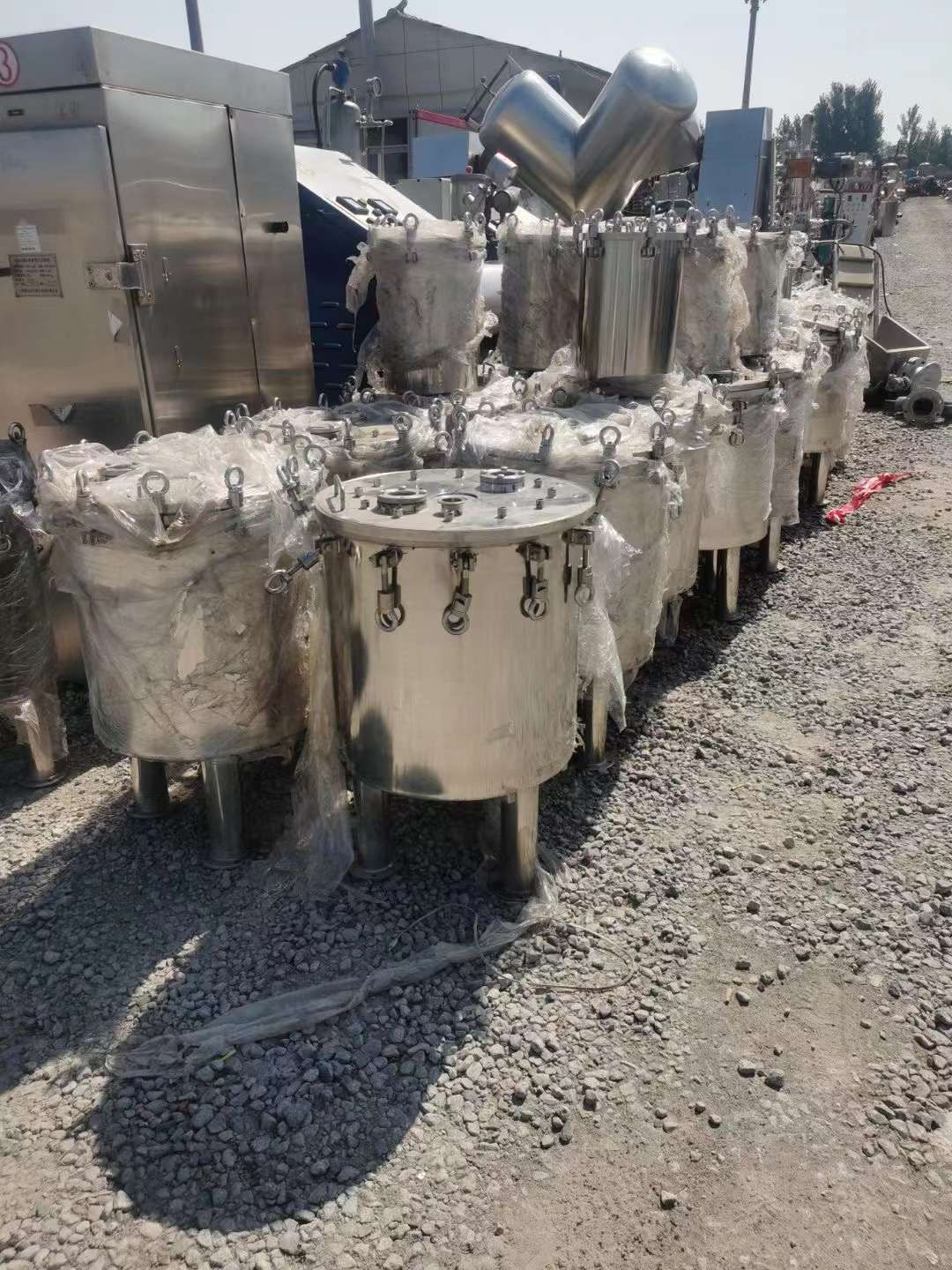 转让二手布袋过滤器 70台单袋不锈钢布袋过滤器