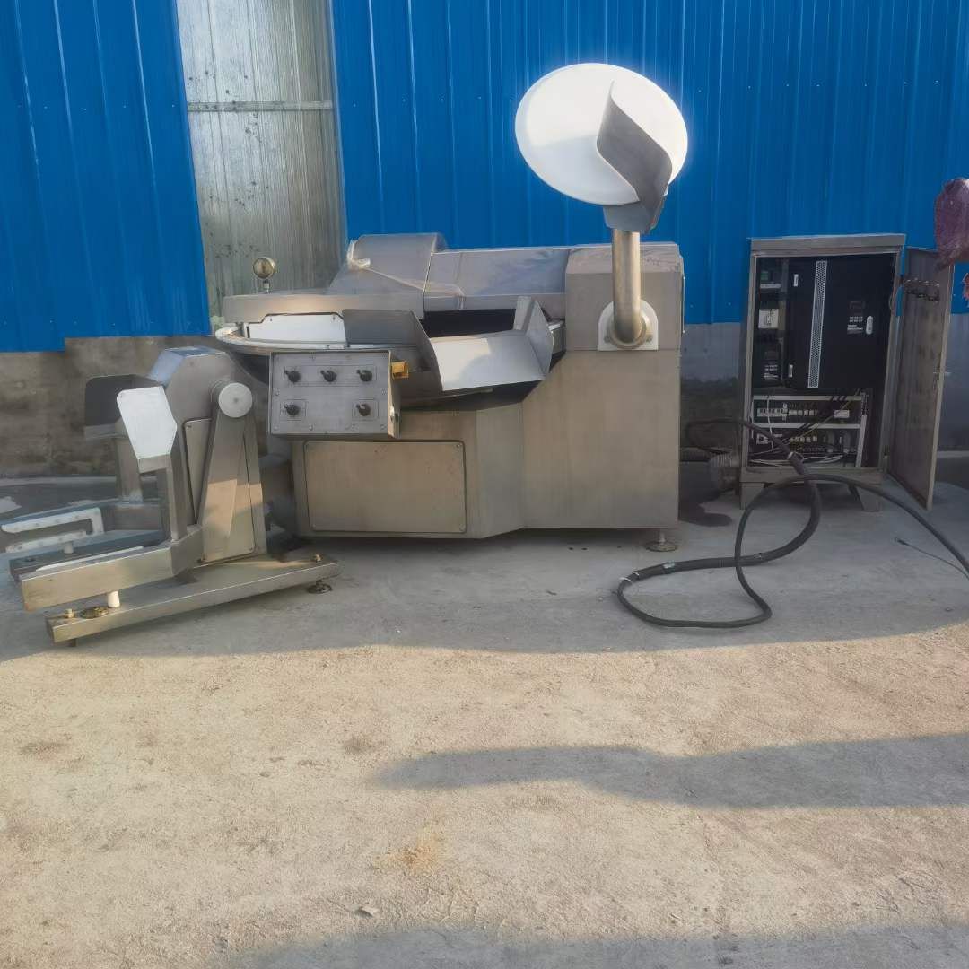 转让二手高速斩拌机 两台330型高速变频斩拌机