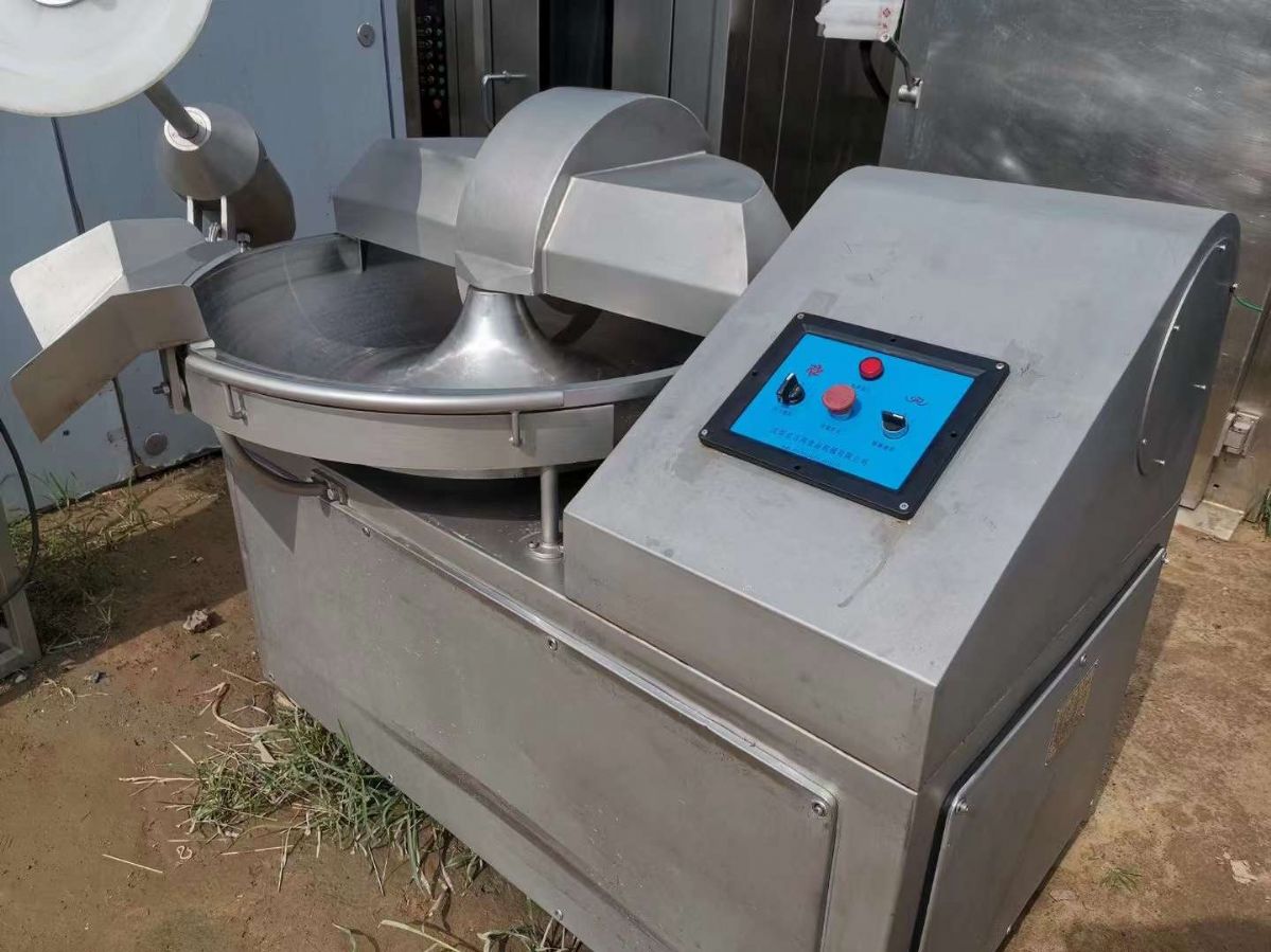 转让二手高速斩拌机 一台125型吉祥产高速变频斩拌机