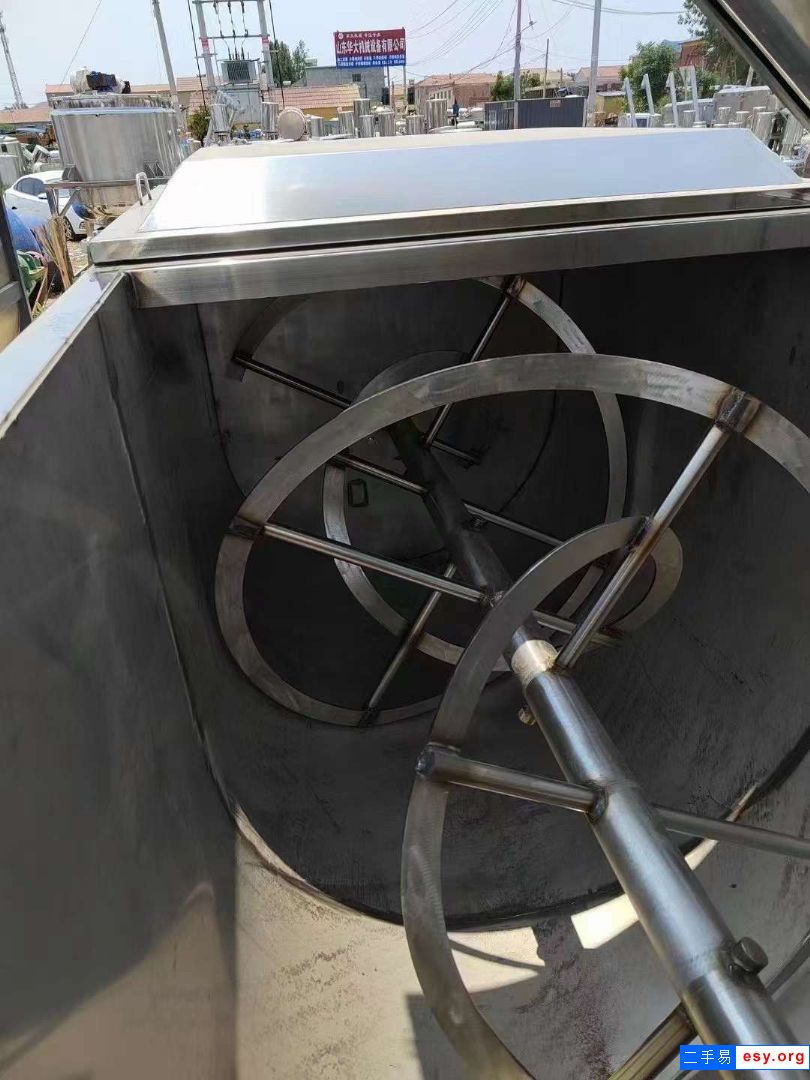 转让二手螺带混合机 2000-3000-5000L不锈钢混合机
