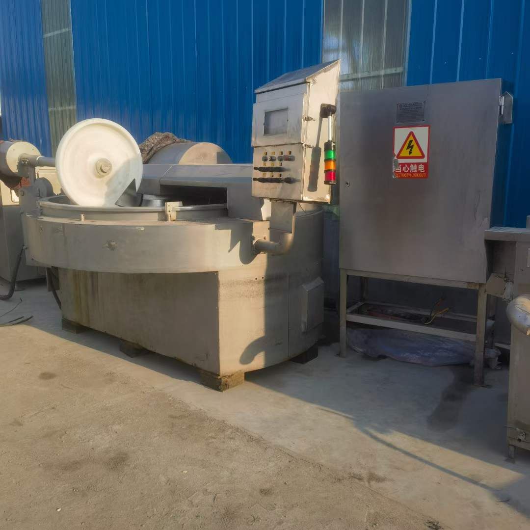 转让二手高速斩拌机 两台330型高速变频斩拌机