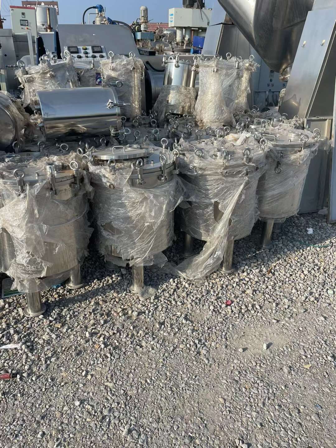 转让二手布袋过滤器 70台单袋不锈钢布袋过滤器