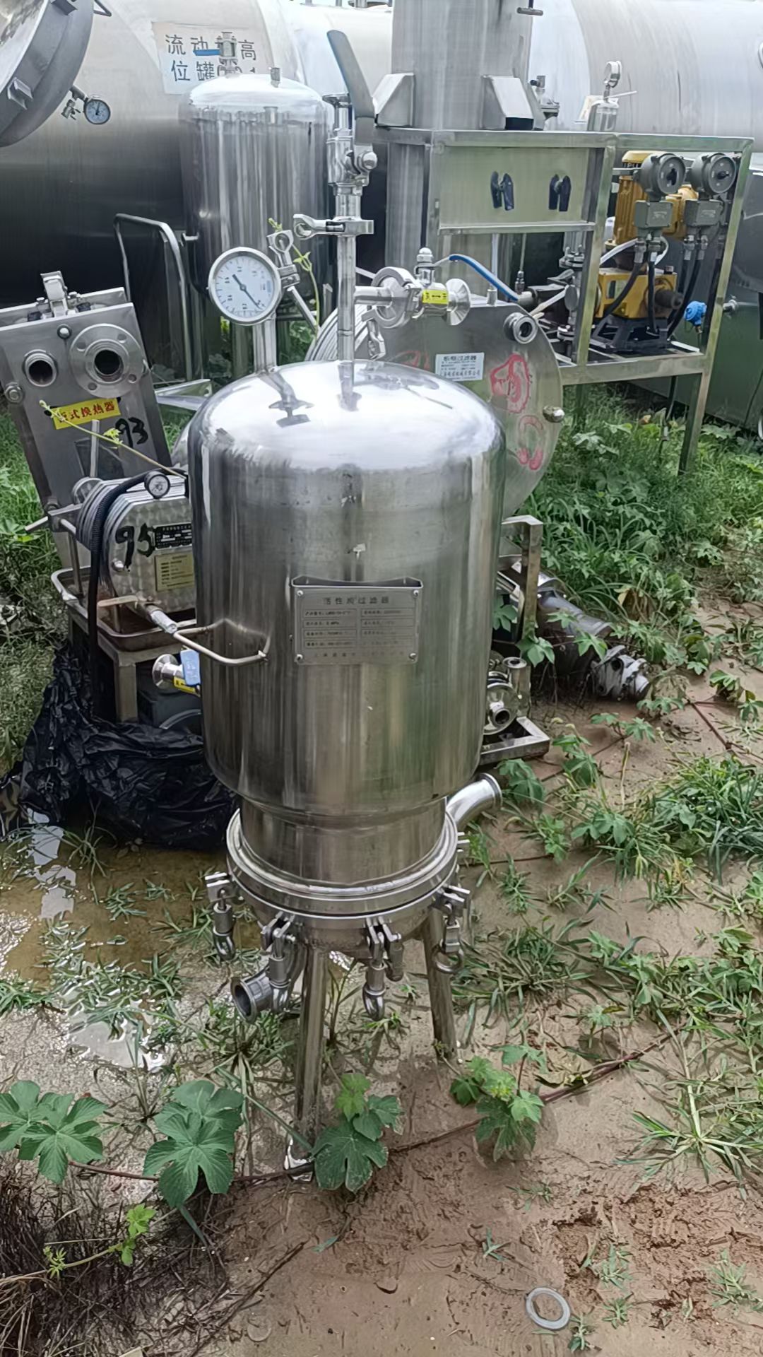 转让二手活性炭过滤器 一台LMXS-TA-0720型活性炭过滤器