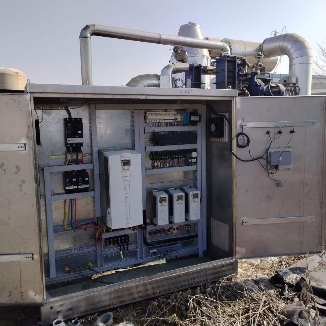 转让二手卧式蒸发器 一套容积500L材质2205卧式MVR蒸发器